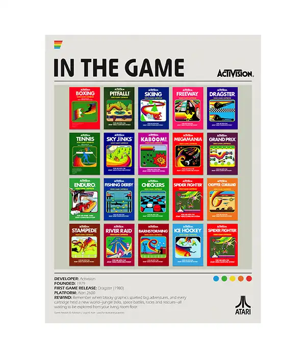 Retro Video Game Art Digital Download