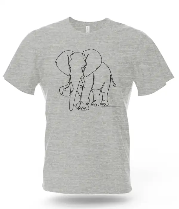Minimalist Elephant T-Shirt